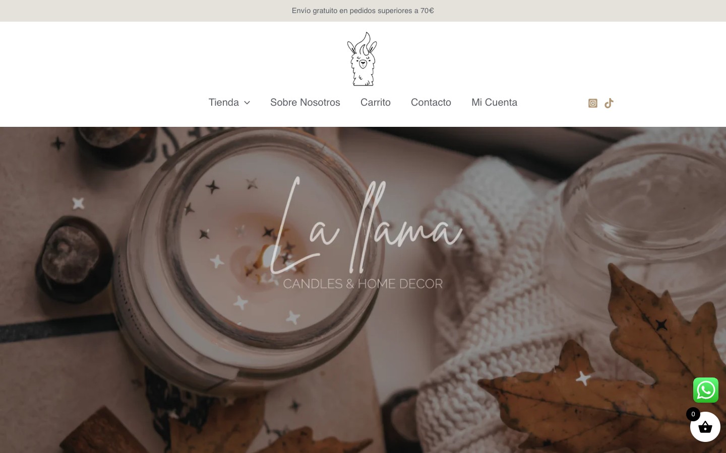 Screenshot de Velas La Llama